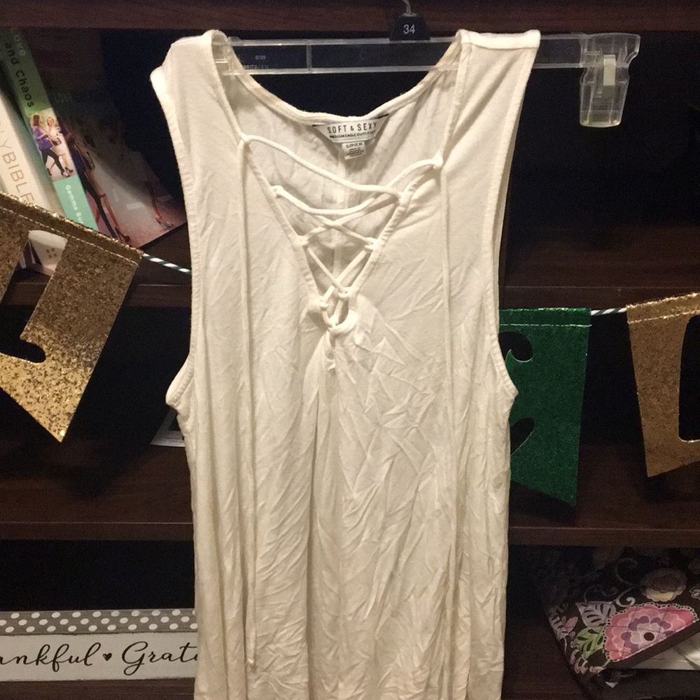 Lace up Tank
